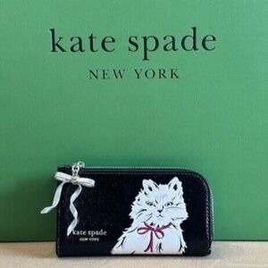 KATE SPADE ♠️ New York Whiskers slim bifold wallet NWT